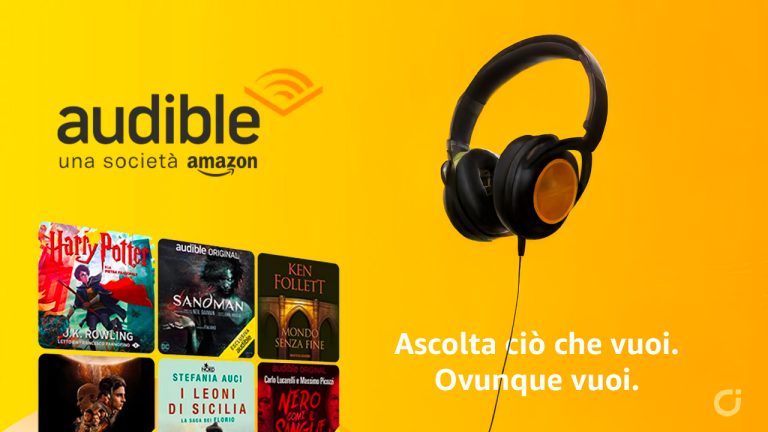 Audible: solo per gli utenti Prime, 2 mesi Gratis per ascoltare i libri anzichè leggerli