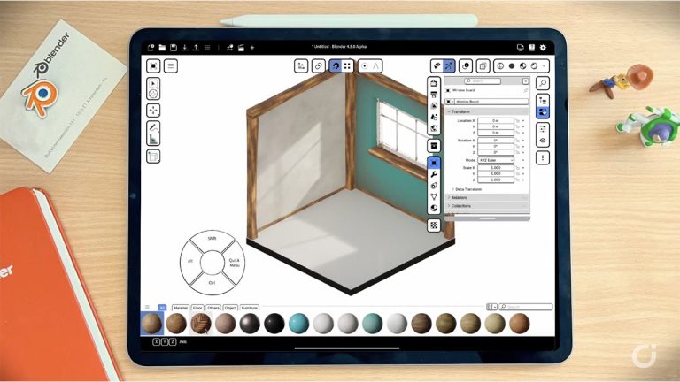 Blender arriverà su iPad Pro con interfaccia touch e supporto per la Apple Pencil