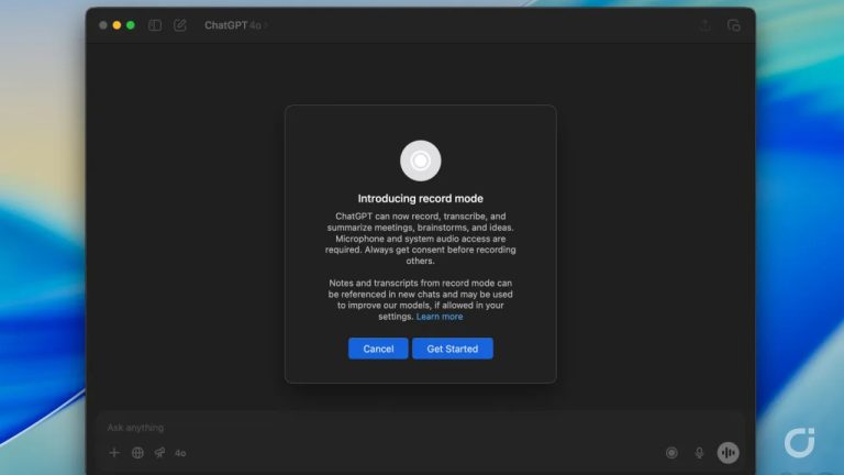 ChatGPT su Mac registra le riunioni e crea note automatiche, ma attenzione alla privacy