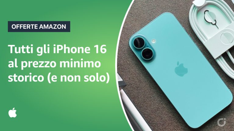 Tutti i modelli di iPhone 16 sono in sconto al prezzo minimo storico: si parte da 599€ con il 16 Pro a 969€