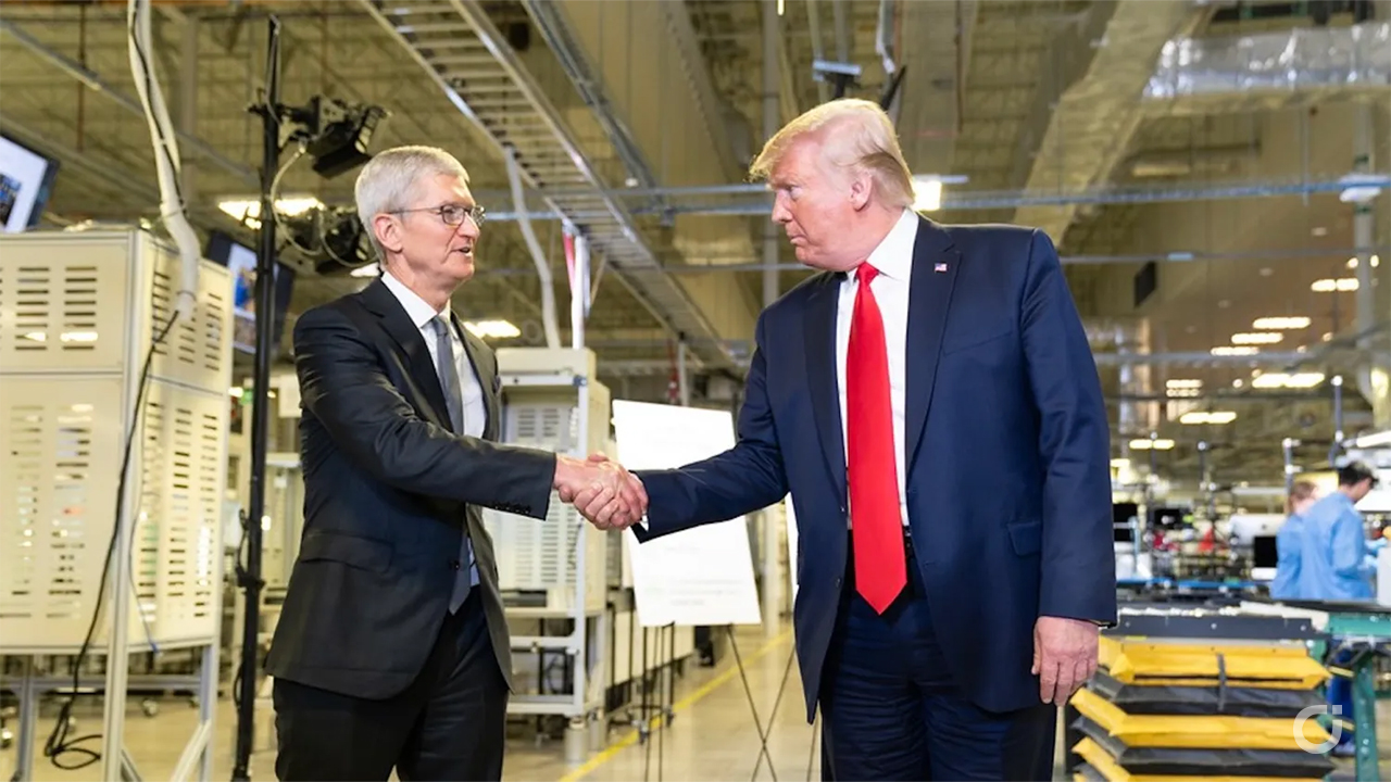 Tim Cook elogia Donald Trump per leadership e attenzione all’innovazione